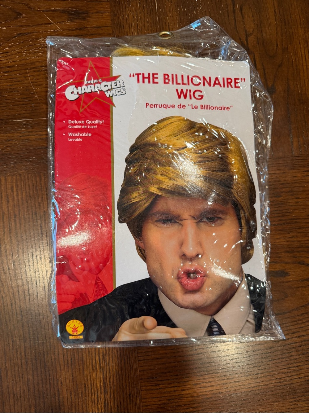 Donald Trump Blonde Gold Costume Wig